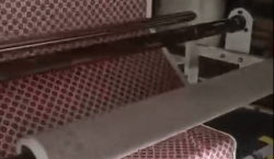 proses digital rotary print di kain polymicro, motifkain